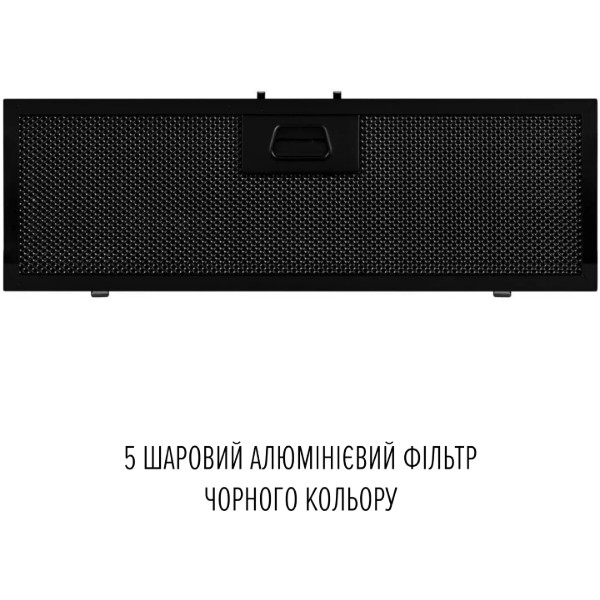 Фото - Витяжка вбудована Perfelli NUOVA 6QWRBM NERO SILENZIO