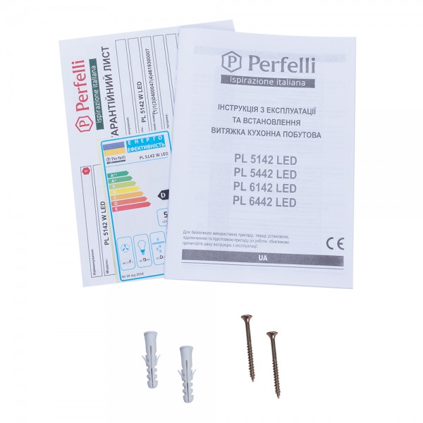 Фото - Вытяжка традиционная Perfelli PL 5142 W LED