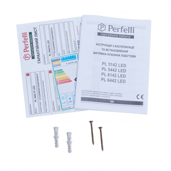 Фото - Витяжка традиційна Perfelli PL 5442 BL LED