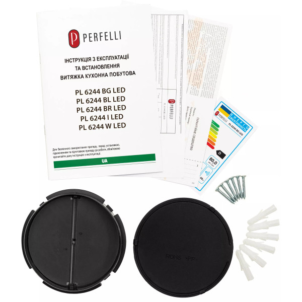 Фото - Витяжка традиційна Perfelli PL 6244 BG LED