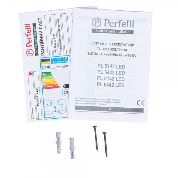 Фото - Вытяжка традиционная Perfelli PL 6442 IV LED