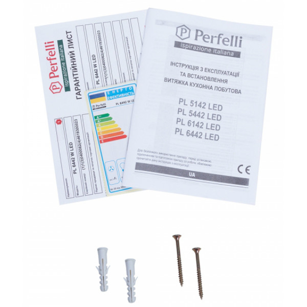 Фото - Вытяжка традиционная Perfelli PL 6442 W LED