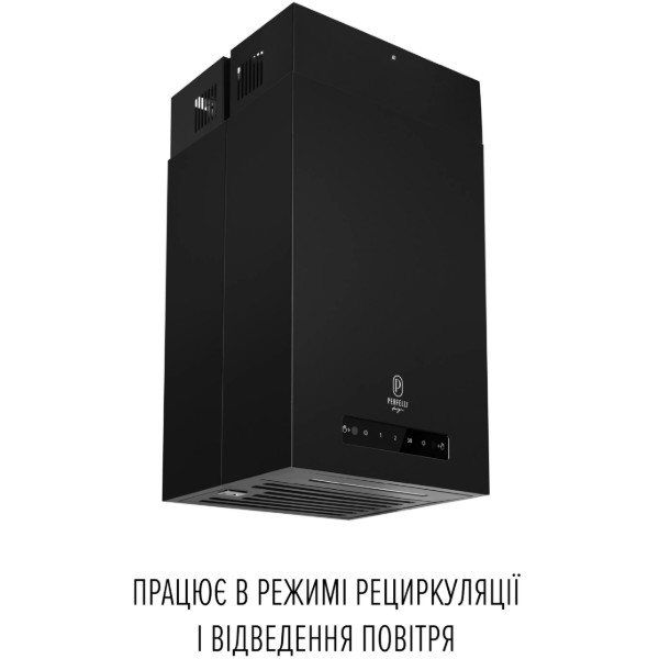 Фото - Вытяжка декоративная Perfelli DESIGN QUATTRO 41 NERO SILENZIO