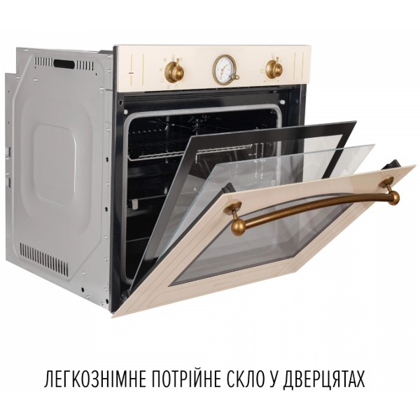 Фото - Духова шафа Perfelli RETRO 6A8N BEIGE