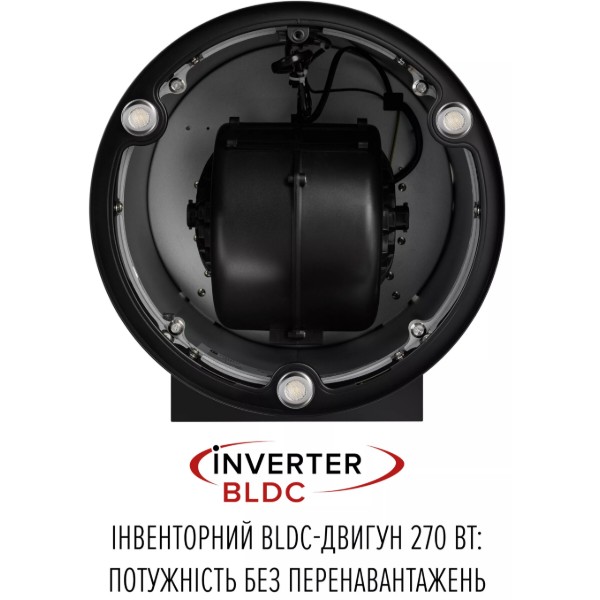 Фото - Вытяжка декоративная Perfelli DESIGN RICCO 35 NERO SILENZIO