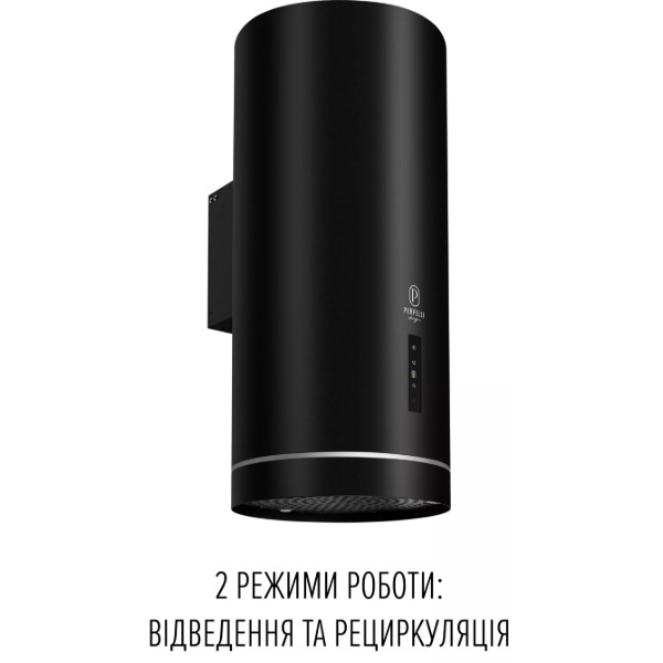 Фото - Вытяжка декоративная Perfelli DESIGN RICCO 35 NERO SILENZIO