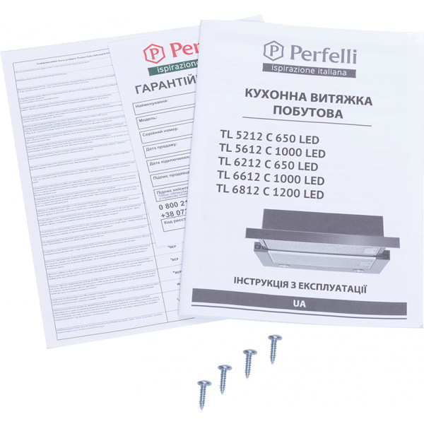 Фото - Вытяжка встраиваемая Perfelli TL 6612 C S/I 1000 LED