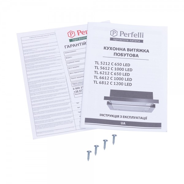 Фото - Витяжка вбудована Perfelli TL 6812 C WH 1200 LED