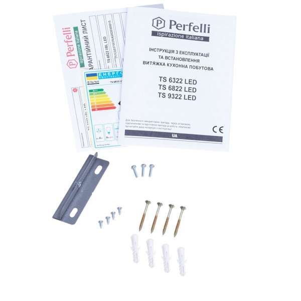 Фото - Уцінка - Витяжка декоративна Perfelli TS 6822 I/BL LED