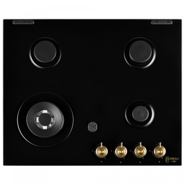 Фото - Варильна поверхня газова Perfelli VINTAGE GW69C NERO