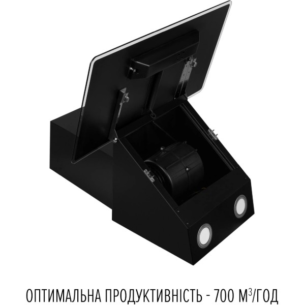 Фото - Вытяжка декоративная Perfelli VIO 6HW NERO