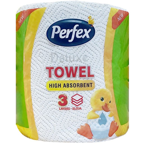 Фото - Рушник кухонний Perfex Deluxe Jumbo 3 шари 1 шт. (8606110850027)
