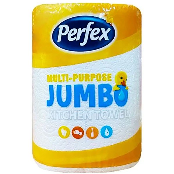 Фото - Рушник кухонний Perfex Jumbo 2 шари 1 шт. (5999860406075)