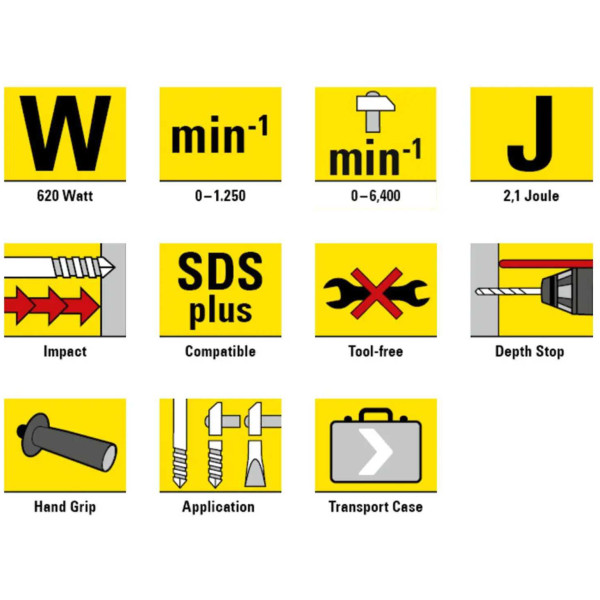 Фото - Перфоратор Trotec PRDS 05-230V + кейс (4415000020)