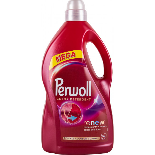 Фото - Засіб для делікатного прання Perwoll /кольорових речей 3,75л + д/темних та чорних речей 3,75л