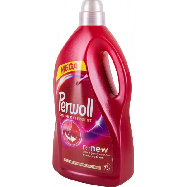 Фото - Засіб для делікатного прання Perwoll /кольорових речей 3,75л + д/темних та чорних речей 3,75л