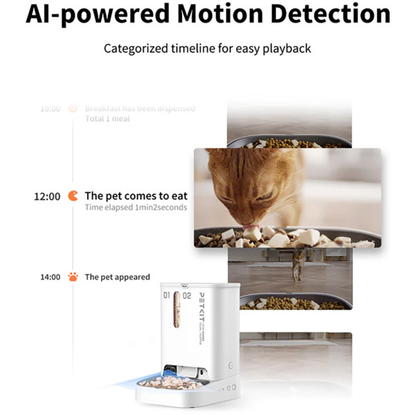 Фото - Смарт-годівниця для тварин PETKIT YumShare Dual-hopper with Cam (P591)
