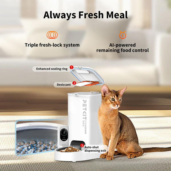 Фото - Смарт-кормушка для животных PETKIT YumShare Solo with Cam (P571)