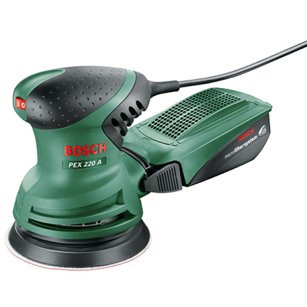 Фото - Ексцентрикова шліфовальна машина Bosch PEX 220 A (0.603.378.000)