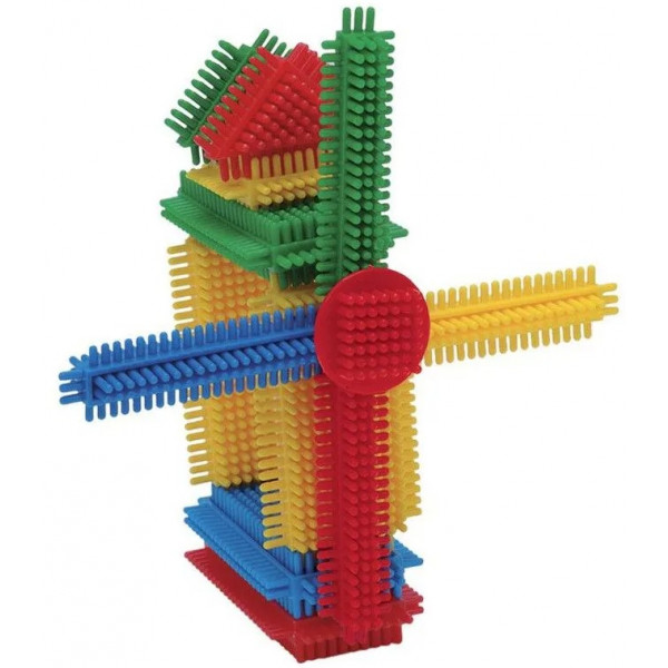 Фото - Пластиковый конструктор Wader Ёжик 50 шт. в маленькой банке (41930)