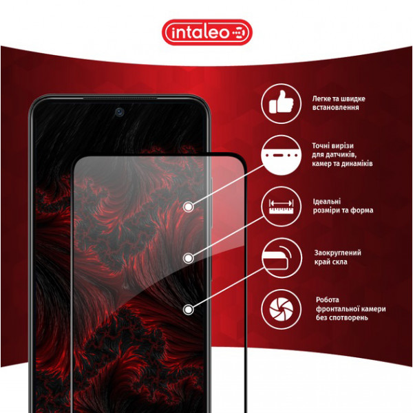 Фото - Защитное стекло для смартфона Intaleo Full Glue for Xiaomi Redmi Note 11 Pro Black (1283126522680)