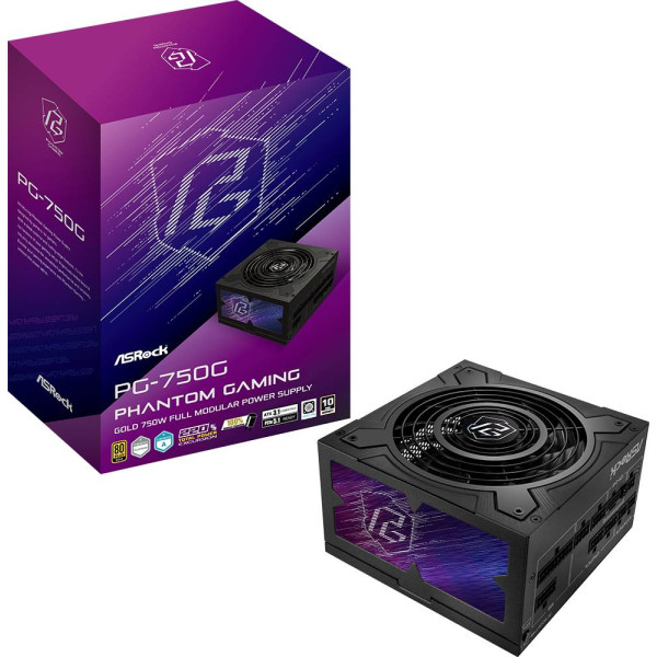 Фото - Блок питания для ПК ASRock Phantom Gaming 750W (PG-750G) Фото - Блок питания для ПК ASRock Phantom Gaming 750W (PG-750G)