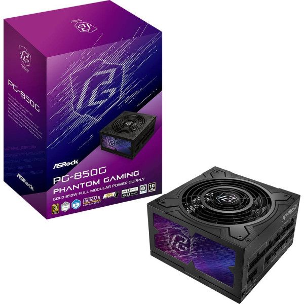 Фото - Блок питания для ПК ASRock Phantom Gaming 850W (PG-850G)