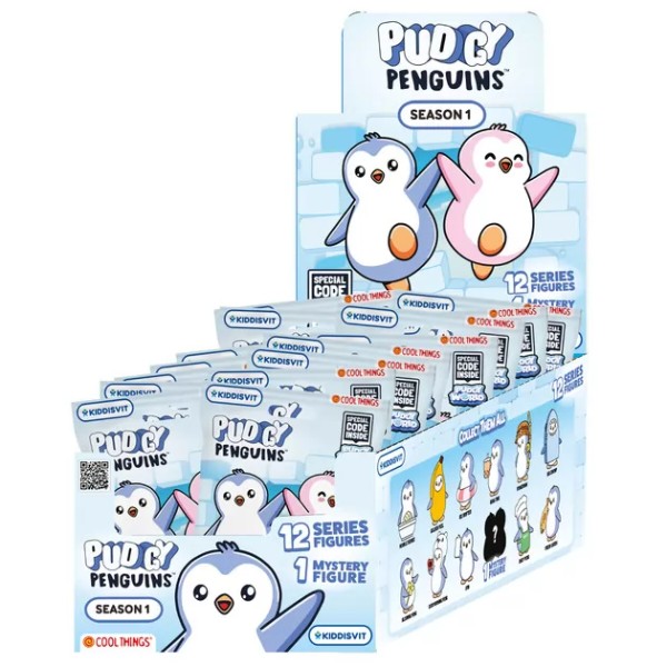 Фото - Ігрова фігурка-сюрприз Cool Things серії Pudgy Penguins - ПРИГОДИ ПІНГВІНА ПАКСА в асортимнті (PG006)