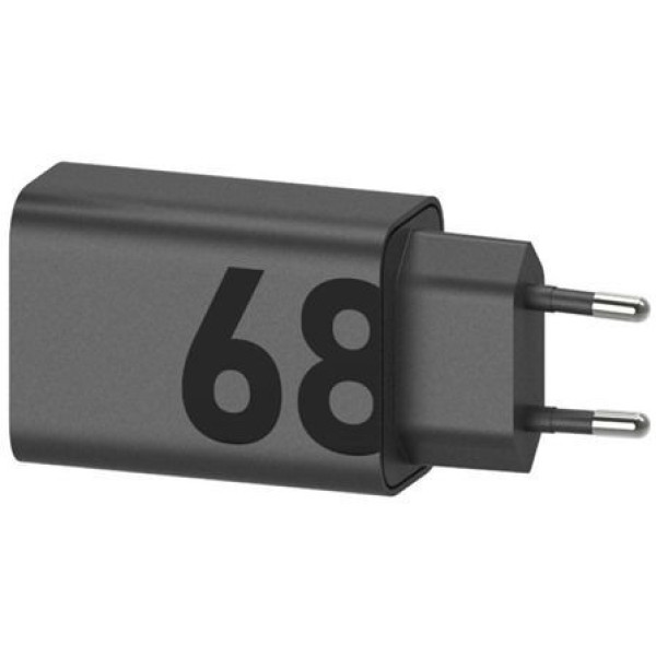 Фото - Сетевое зарядное устройство Motorola 68W USB-С + 1m Black (PG38C06281)