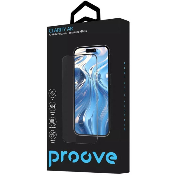 Фото - Захисне скло для смартфону Proove Clarity AR iPhone 16 Pro Black (PGCARI16P001)