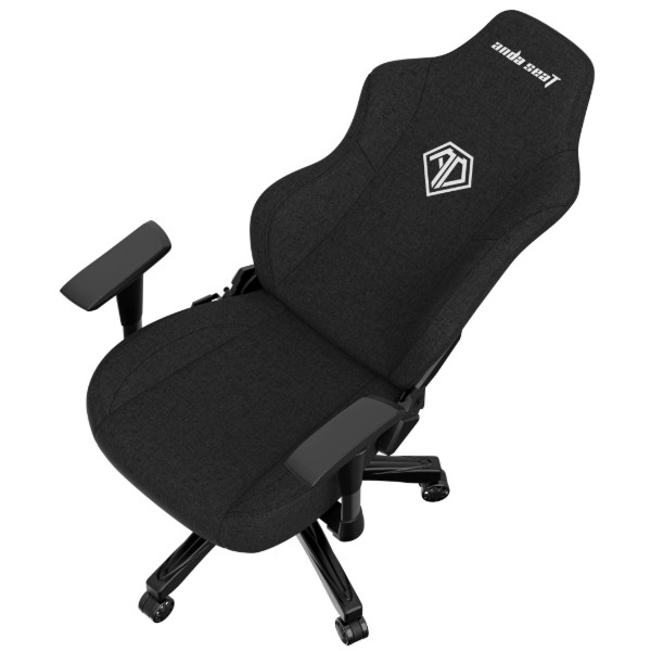 Фото - Крісло для геймерів Anda Seat Phantom 3 Size L Black Fabric (AD18Y-06-B-F)