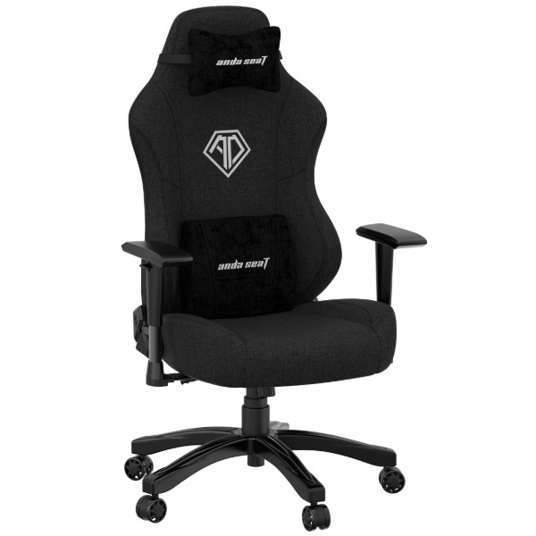 Фото - Крісло для геймерів Anda Seat Phantom 3 Size L Black Fabric (AD18Y-06-B-F)