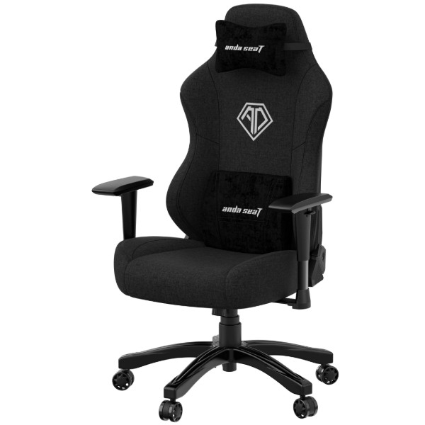 Фото - Крісло для геймерів Anda Seat Phantom 3 Size L Black Fabric (AD18Y-06-B-F)
