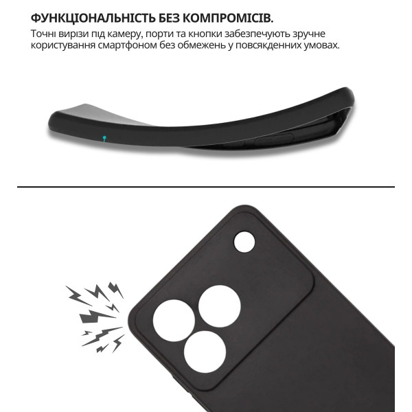 Фото - Чохол для смартфона BeCover for ZTE Blade A76 4G Black (714934)