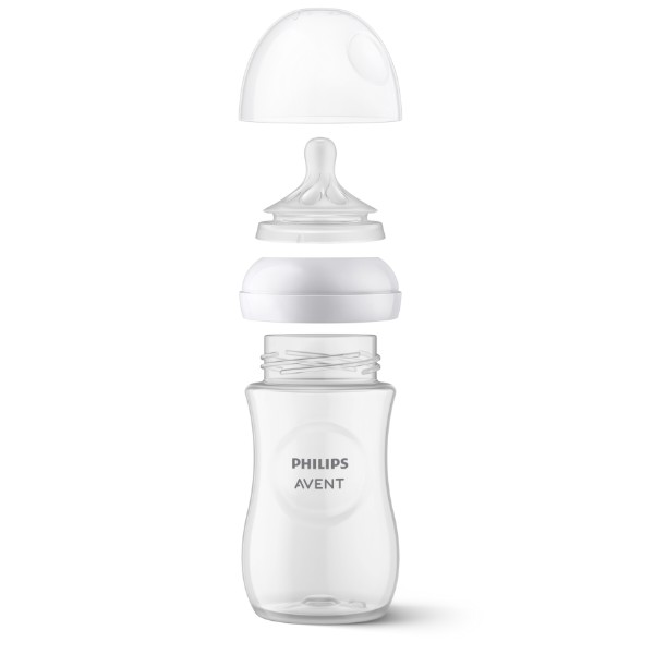 Фото - Малий потік соска дитяча силіконова Philips Avent Natural, 0 міс, 2 шт. (SCY961/02)