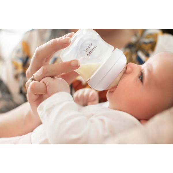Фото - Малий потік соска дитяча силіконова Philips Avent Natural, 0 міс, 2 шт. (SCY961/02)