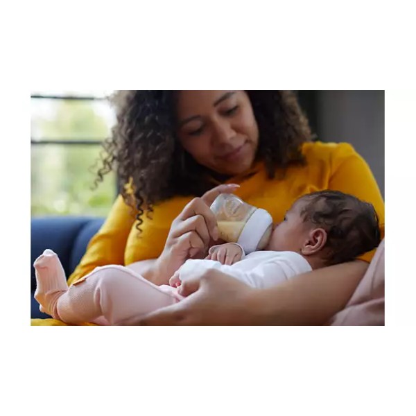 Фото - Малий потік соска дитяча силіконова Philips Avent Natural, 0 міс, 2 шт. (SCY961/02)