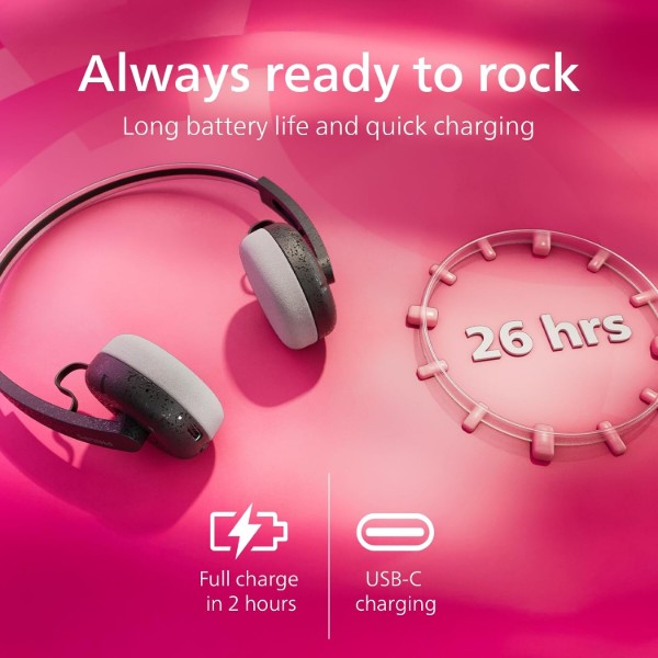 Фото - Наушники накладные беспроводные Philips TAH2000BK/00