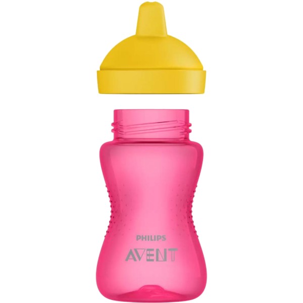 Фото - Чашка-непроливайка дитяча Philips 18м + 300 мл Pink (SCF804/04)