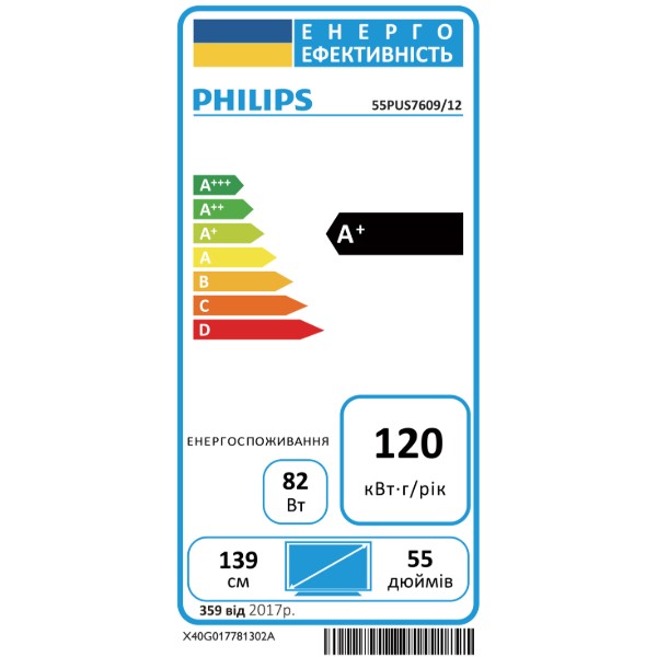 Фото - Телевизор Philips 55PUS7609/12