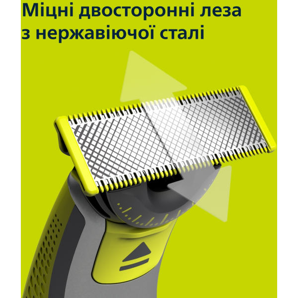 Фото - Змінні леза для тримера Philips OneBlade 360 QP624/50 (2 шт) з насадками для тіла