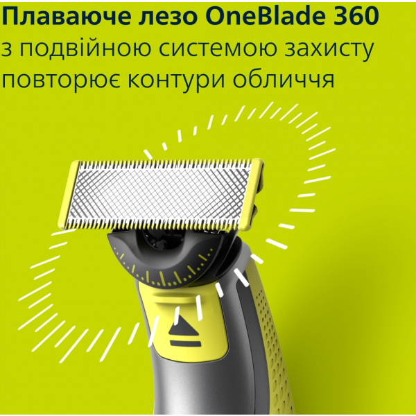 Фото - Змінні леза для тримера Philips OneBlade 360 QP624/50 (2 шт) з насадками для тіла