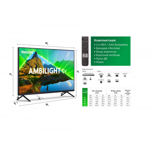 Фото - Телевизор Philips 65PUS8319/12