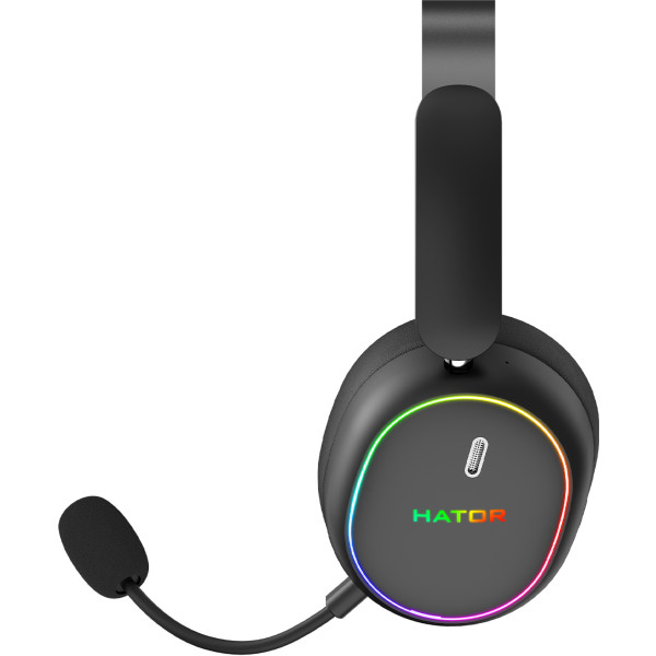 Фото - Гарнітура бездротова ігрова Hator Phoenix 2 Wireless Black (ESH40)