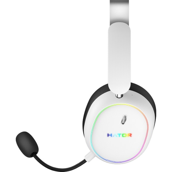 Фото - Гарнітура бездротова ігрова Hator Phoenix 2 Wireless White (ESH41)