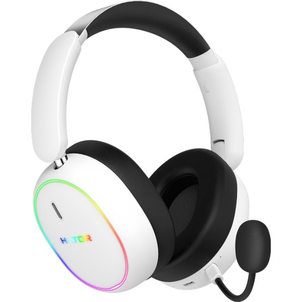 Фото - Гарнітура бездротова ігрова Hator Phoenix 2 Wireless White (ESH41)