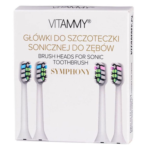Фото - Насадка для зубной щетки Vitammy Symphony 4 шт. White (TH1911-4 white)