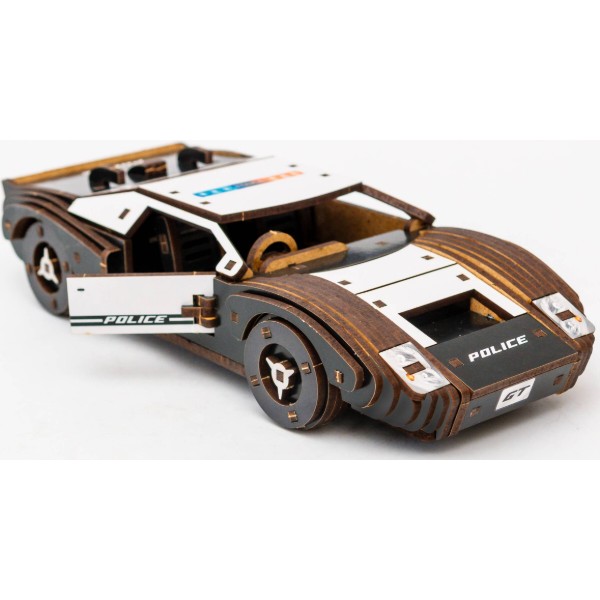 Фото - 3D пазли PuzzleOk "Fast Car GT" 164 дет., поліція (Puz-26916)