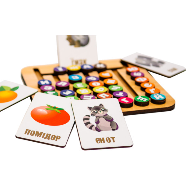 Фото - Настольная игра (до 2 лет) PuzzleOk Деревянная настольная игра монтессори "Азбука Лабиринт" (Puz-72859)