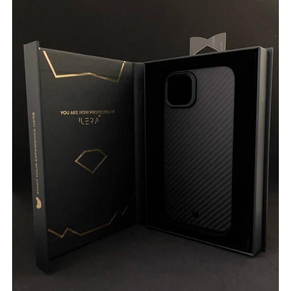 Фото - Чохол для смартфону ILera Carbon Series Full Protection iPhone 15 (iLCS10Bl15)